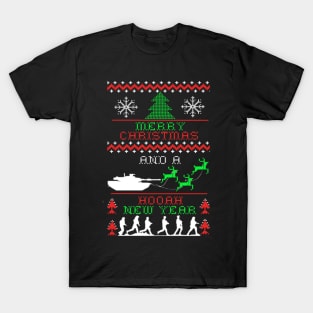 Army Ugly Christmas Model T-Shirt